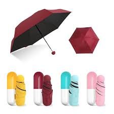 Ensemble Yourself - Superb Quality - Windproof Pocket Capsule Umbrella - Multi-color - Trend and Needful - Well Inspired & Crafted