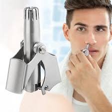 Nose hair trimmer for men - Nose Manual Trimmer - Mini Nose Trimmer