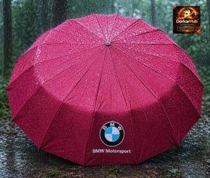 BMW Umbrella Marron-16 Ribs-80 Bons Umbrella Auto-Open/Close Wind Resistant