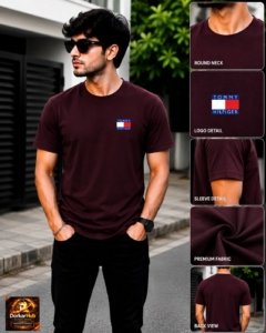 Tommy Hilfiger Premium Cotton T-Shirt-Premium Imported Style T-Shirt