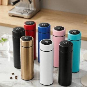 NEW 500ml Smart LED Water Bottle | Stainless Steel Vacuum Insulated Thermos Flask/Bottle | Hot & Cold Smart Bottle with Temperature Display | Travel & Daily Use For Dynamic Fashion