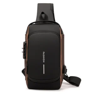 Water Resistant Mens Oxford Cloth Leisure Crossbody Bag